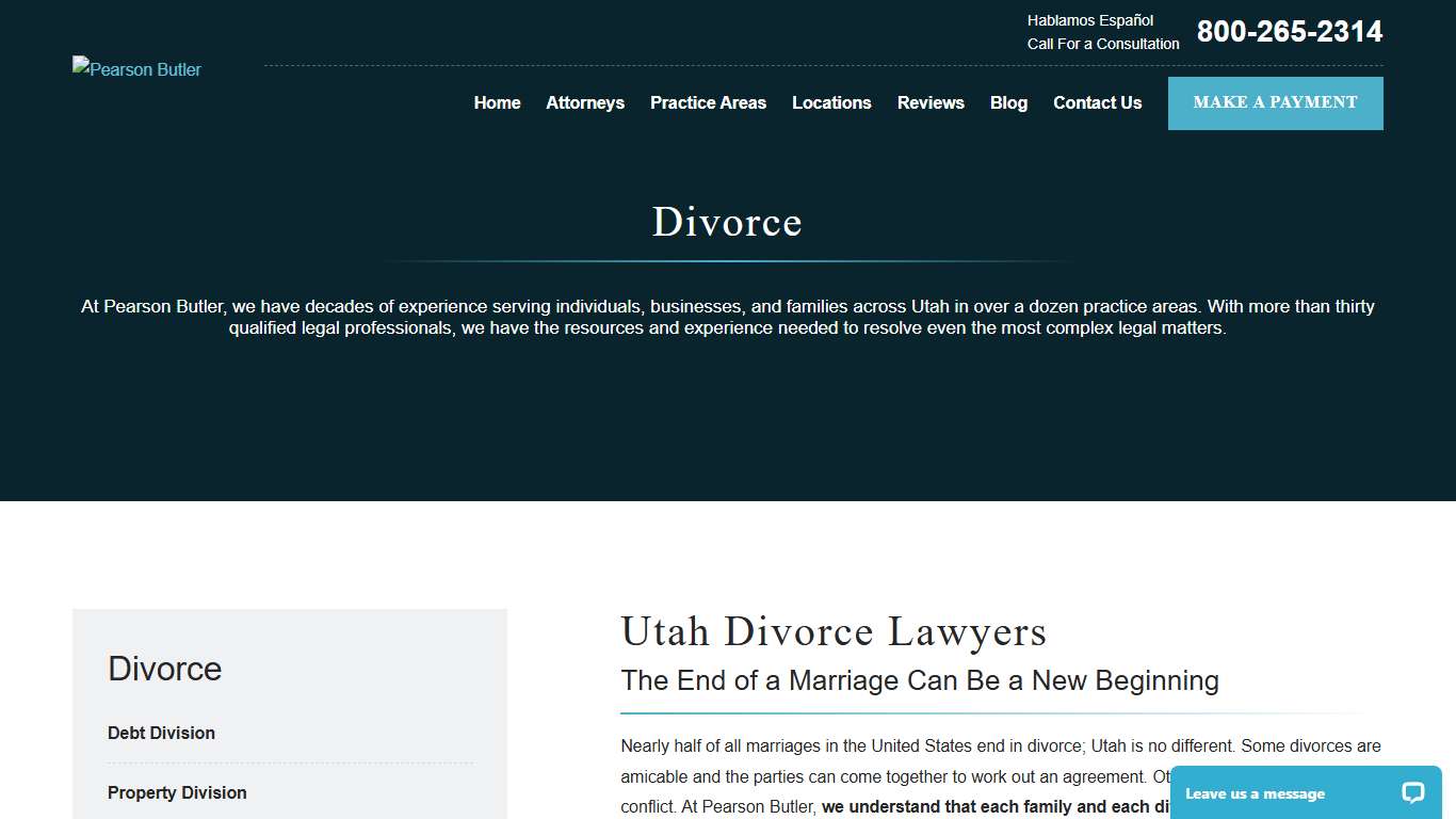 Utah Divorce Attorneys Pearson Butler