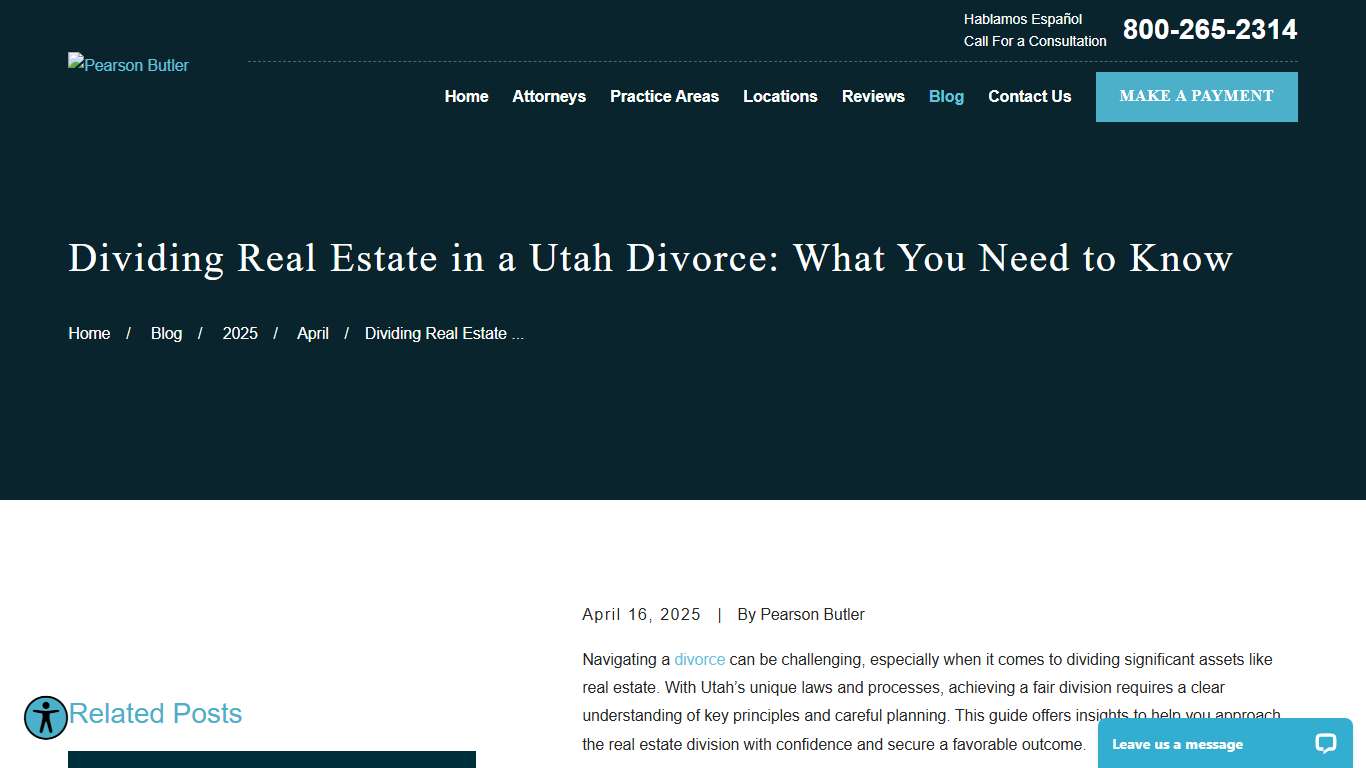 Dividing Real Estate in a Utah Divorce: What You Need to Know